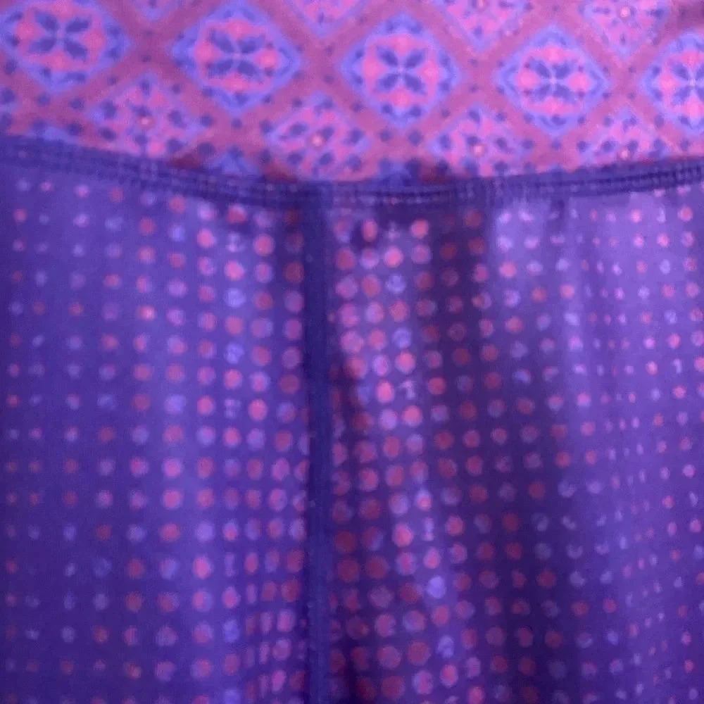 Prana Roxanne Printed Leggings Grapevine Bali Size XL Active Sport Running Pants - Picture 4 of 7